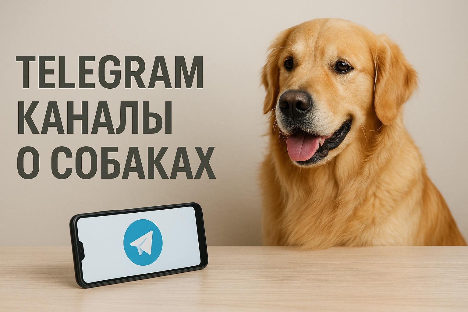 Подборка телеграмм каналов о собаках